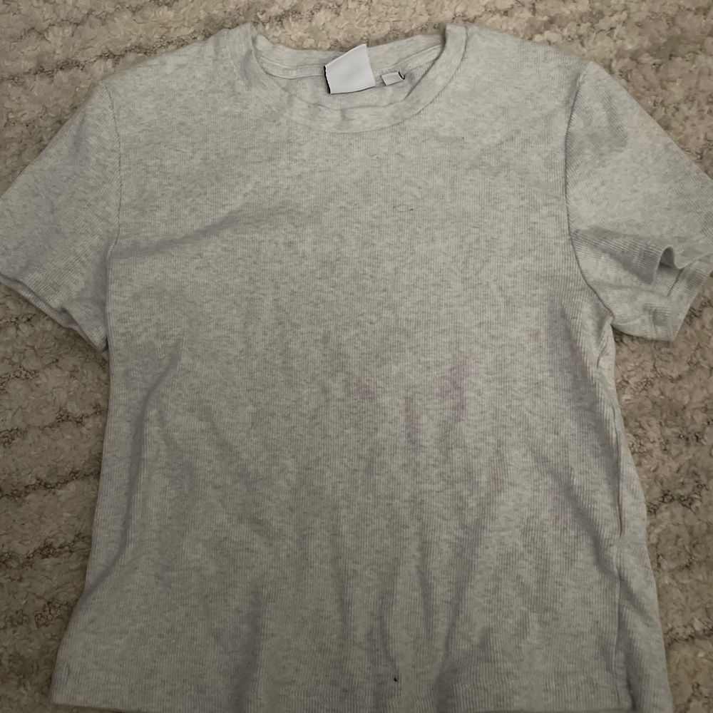 TNA Gray Short Sleeve Crew Neck Tee